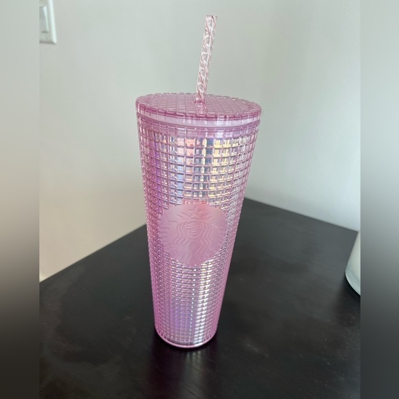 Starbucks Pink Disco Ball Holiday 2020 Tumbler - Picture 1 of 8